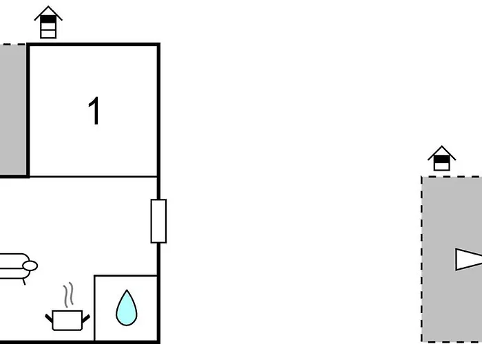 Lejlighed In With Kitchen